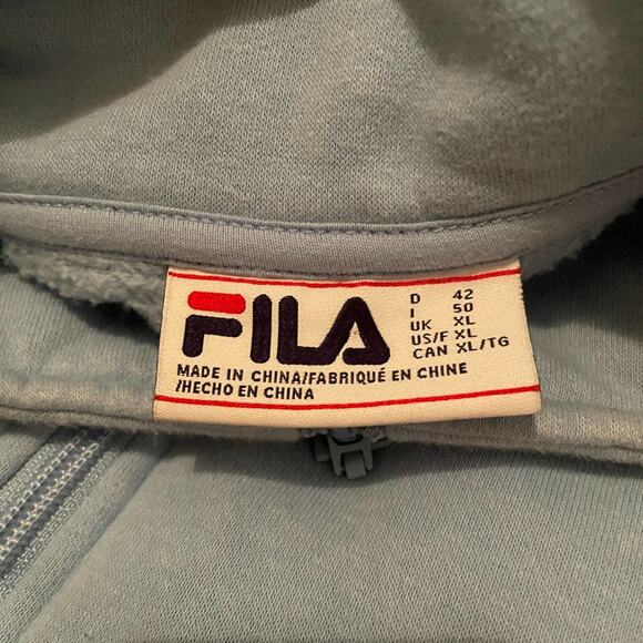 Fila Quarter Zip Color Block Sweatshirt - Picture 4 of 4